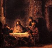 REMBRANDT Harmenszoon van Rijn Supper at Emmaus   fu oil on canvas